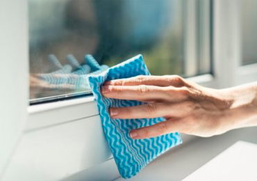 limpieza de ventana
